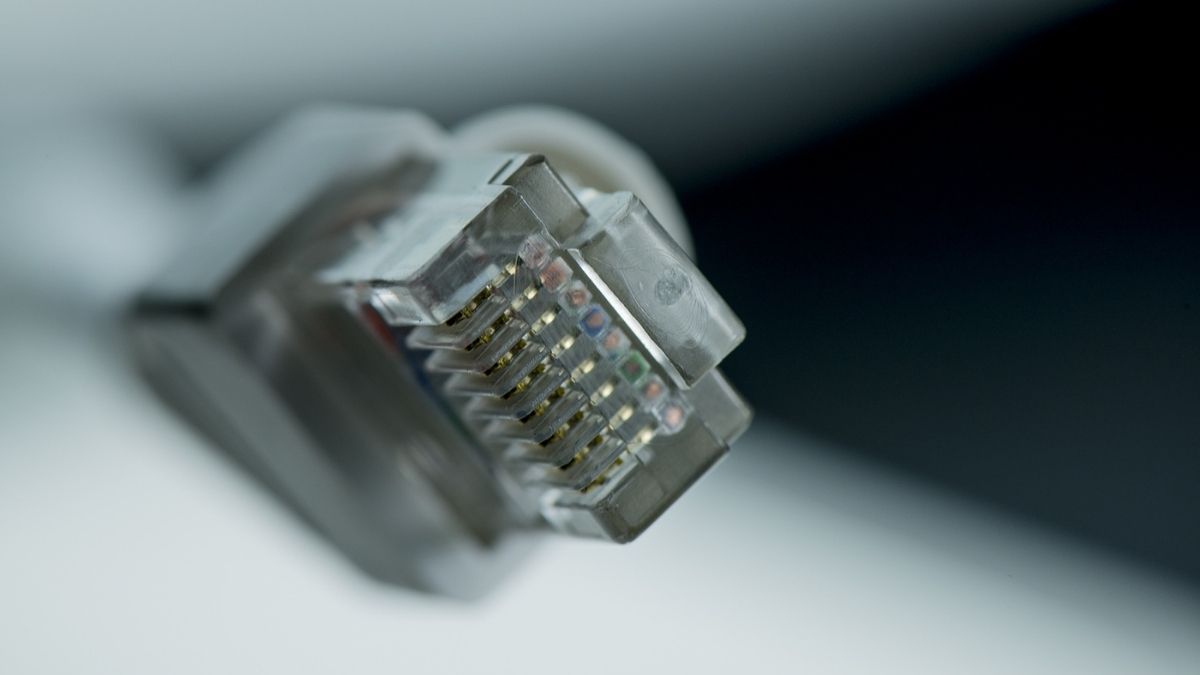 fibre ethernet cable end, rj45 connector
