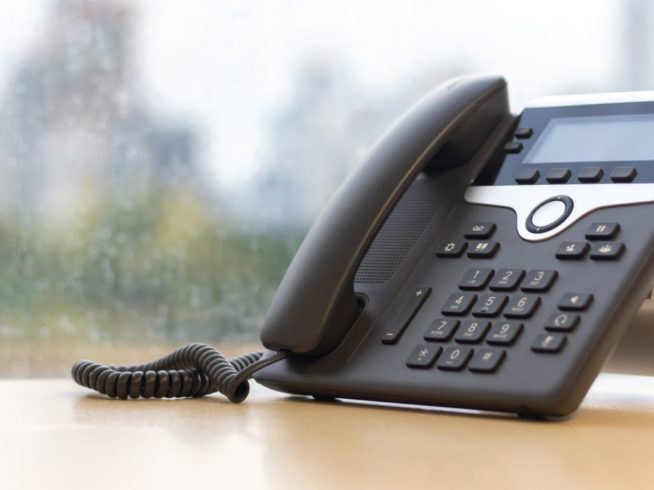 business telecoms deskphone